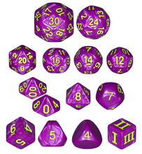 Load image into Gallery viewer, Specialty 14 Unusual DCC Dice Set - Cloudkill