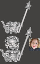 Load image into Gallery viewer, Custom Chibi Model - Your Face on a Chibi!