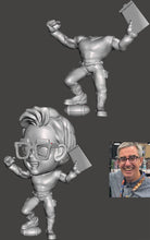Load image into Gallery viewer, Custom Chibi Model - Your Face on a Chibi!