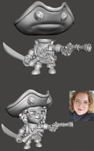 Load image into Gallery viewer, Custom Chibi Model - Your Face on a Chibi!