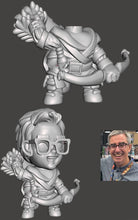 Load image into Gallery viewer, Custom Chibi Model - Your Face on a Chibi!