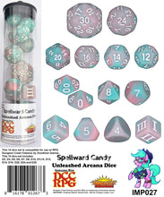Load image into Gallery viewer, Specialty 14 Unusual DCC Dice Set - Spell-ward Candy