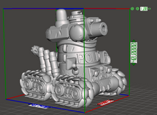 Load image into Gallery viewer, Capsule Chibi - Leona and Bonaparte - Police Officer and Tank