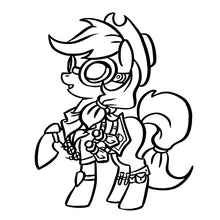 Load image into Gallery viewer, RPG Pony Adventurers Coloring Book
