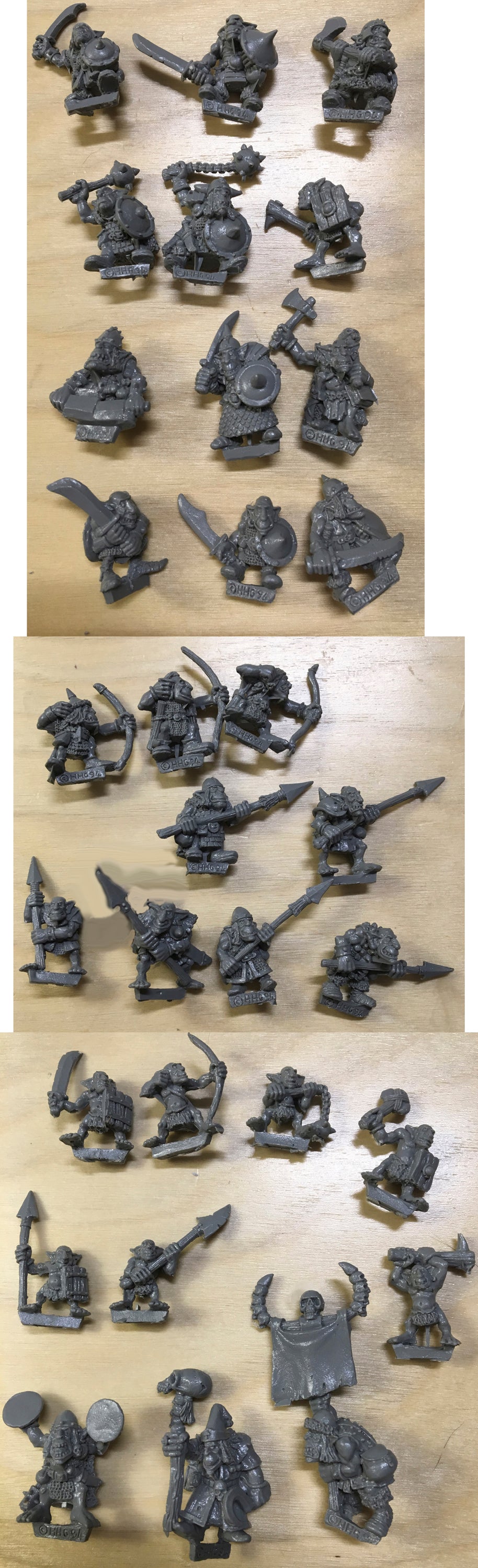 Heartbreaker Fantasy Armies - Kev Adams 31 Goblin Army (unpainted