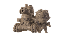 Load image into Gallery viewer, Capsule Chibi - Leona and Bonaparte - Police Officer and Tank