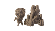 Load image into Gallery viewer, Capsule Chibi - Leona and Bonaparte - Police Officer and Tank