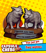 Load image into Gallery viewer, Capsule Chibi - Two Wolves

