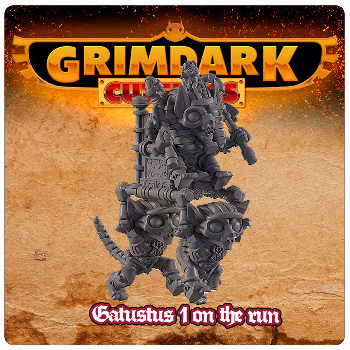 Grimdark Cuteness - Gatustus / Nekrocat Pharaoh (Carried)