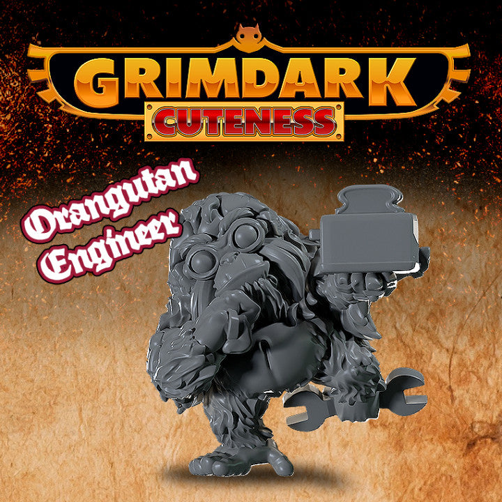 Grimdark Cuteness - Orangutan Engineer