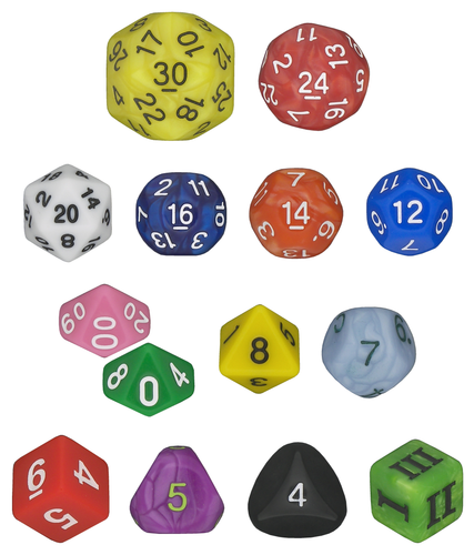 DCC Dice Sets – Impact! Miniatures