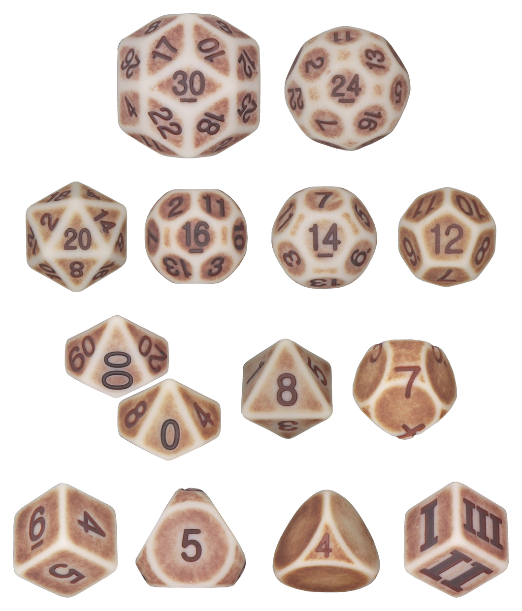Specialty 14 Unusual DCC Dice Set - Raise Dead
