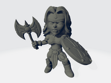 Load image into Gallery viewer, Chibiatures - Amazon Shield Axe Warrior #1
