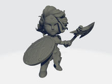 Load image into Gallery viewer, Chibiatures - Amazon Shield Axe Warrior #2
