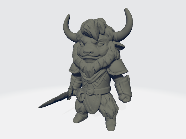 Seahorse 3D - Bull Warrior
