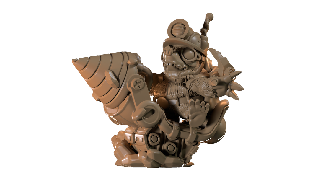 Capsule Chibi - Mole Driller