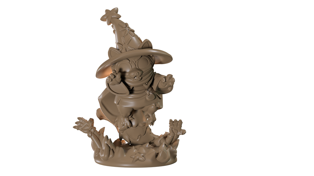 Capsule Chibi - Raccoon Mage