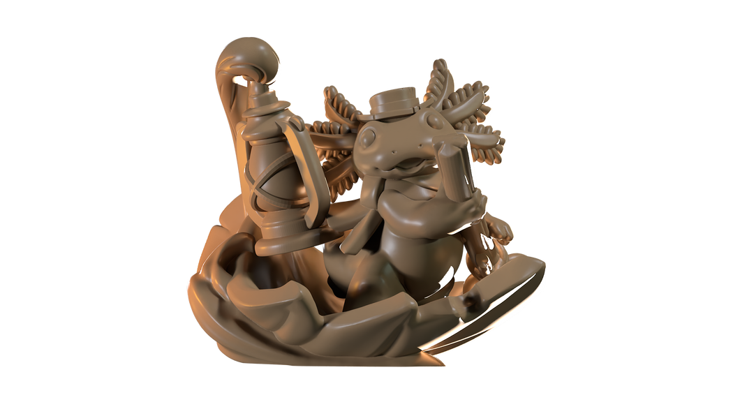 Capsule Chibi - Axolotl Boat