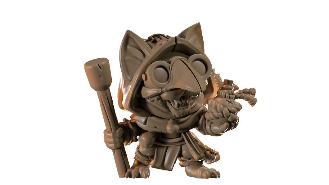 Capsule Chibi - Cat Plague Doctor