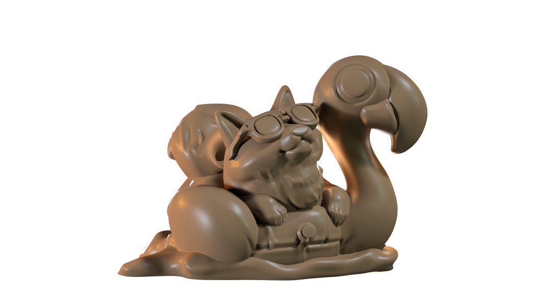 Capsule Chibi - Fun in the Sun Dog