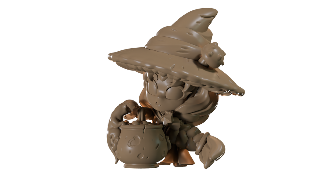 Capsule Chibi - Cauldron Witch