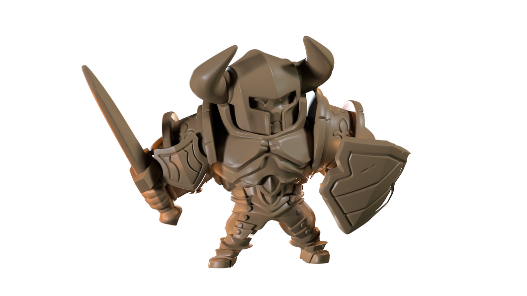 Capsule Chibi - Knight Fighter