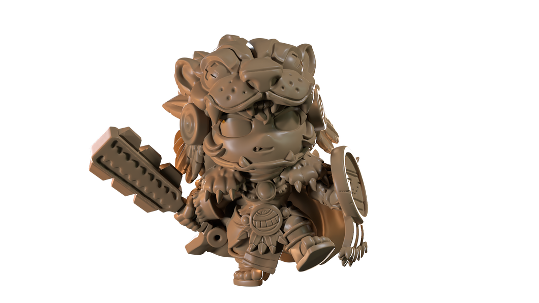 Capsule Chibi - Jaguar Warrior