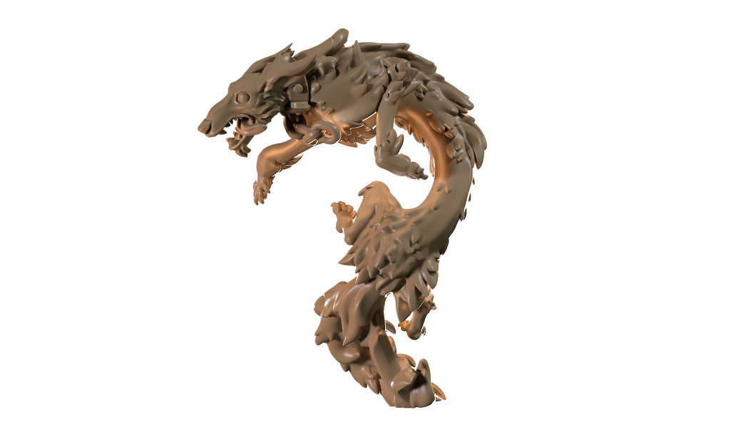 Capsule Chibi - Borzoi Dragon