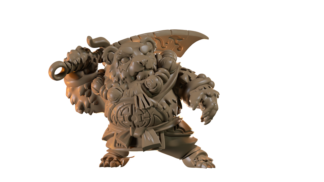 Capsule Chibi - Panda Warrior