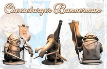Load image into Gallery viewer, Quirky Unlimited - Food Fight - Cheeseburger Bannerman
