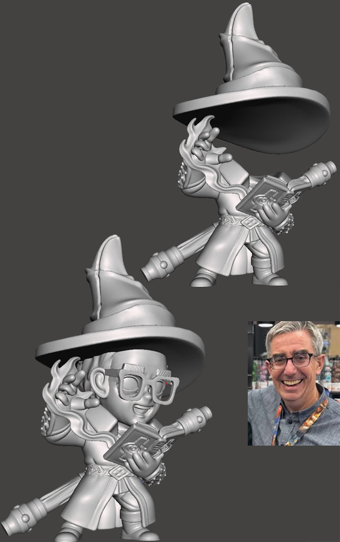 Custom Chibi Model - Your Face on a Chibi!
