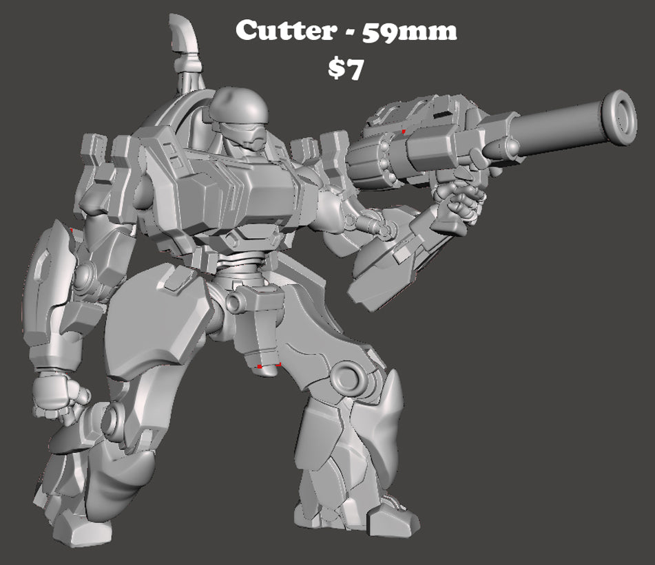 Whisper Mecha / Mech - Cutter Bazooka - One Piece Model