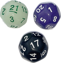 Load image into Gallery viewer, Single Dice - Numbered D21
