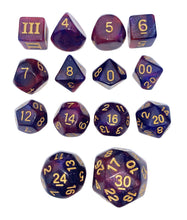 Load image into Gallery viewer, Specialty 14 Unusual DCC Dice Set - Eldritch Blast
