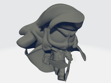 Load image into Gallery viewer, Chibi Dark Elf Assassin
