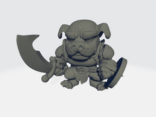 Load image into Gallery viewer, Capsule Chibi - Dog Kobold - Sword &amp; Shield
