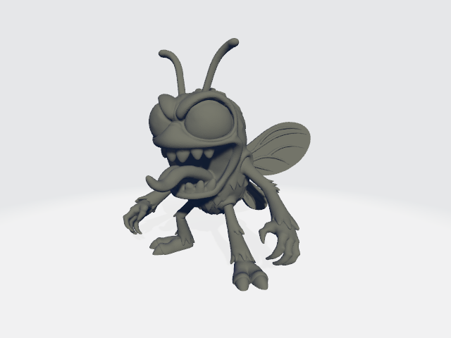 Chibi Flyman - Fly Monster - Bug Monster