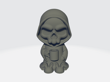 Load image into Gallery viewer, Chibi Grim Reaper Coffee Break
