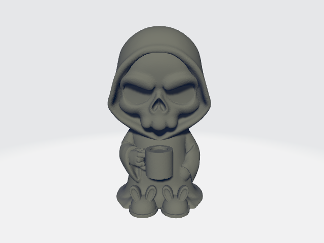 Chibi Grim Reaper Coffee Break