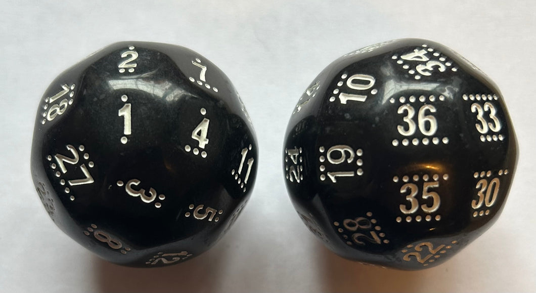 Single Dice - D36-2D6 - Roll Both a D36 and 2 Different D6s with Each roll