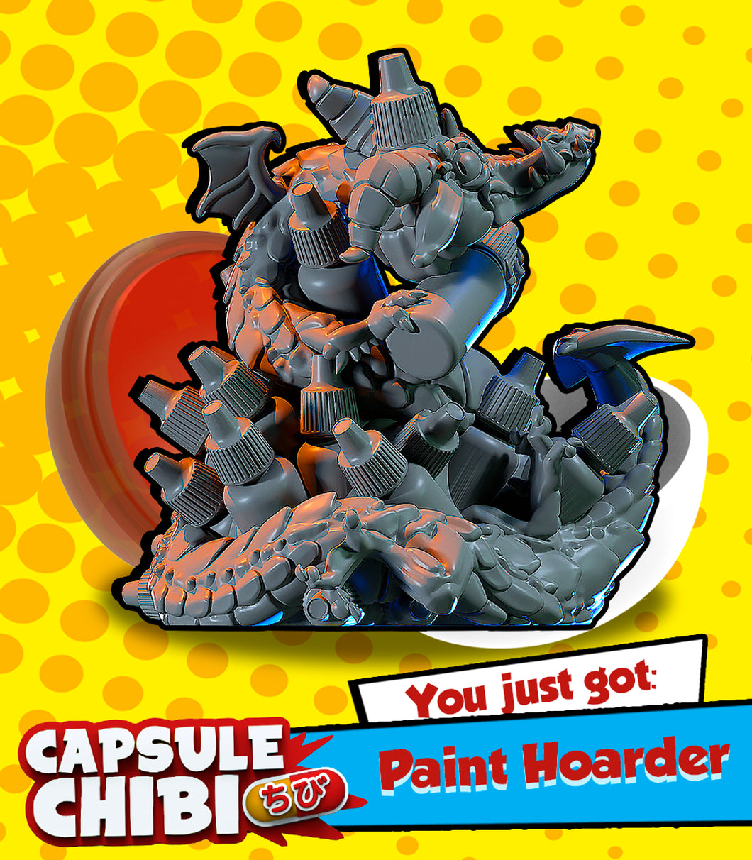 Capsule Chibi - Paint Hoarder Dragon