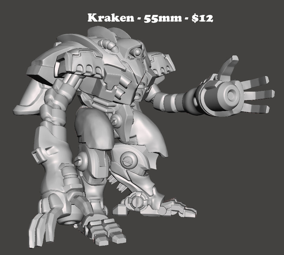 Whisper Mecha / Mech - Kraken - One Piece Model