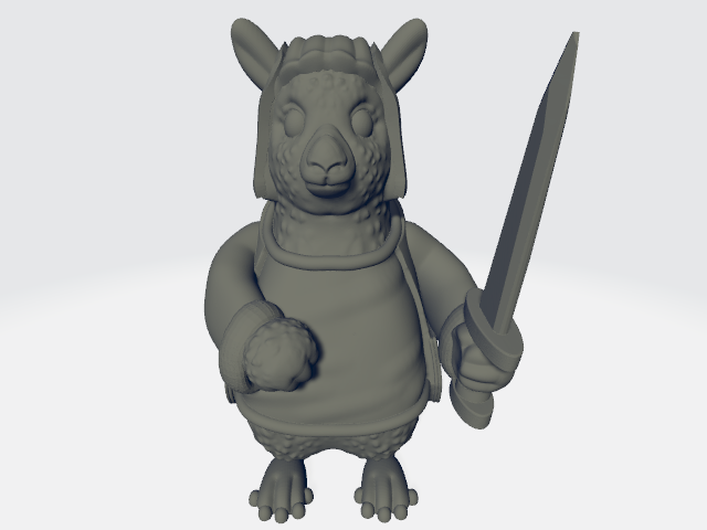 Seahorse 3D - Llama Fighter