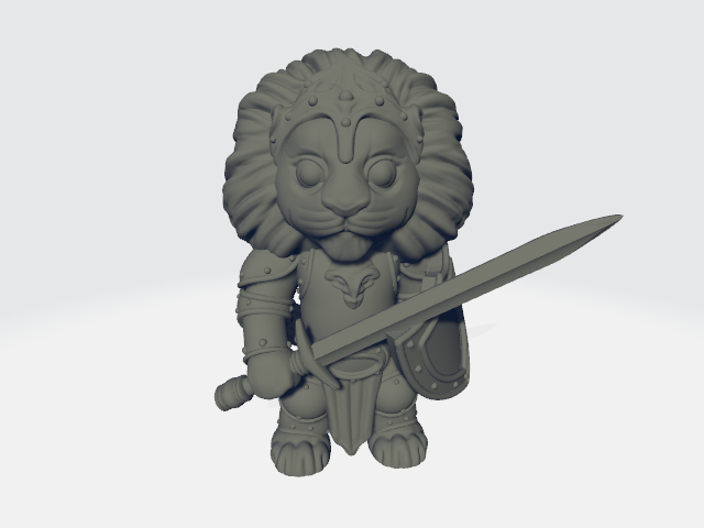 Seahorse 3D - Lion Knight
