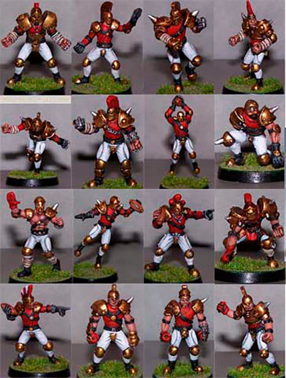 Middle Kingdoms - Fantasy Football Team #1 (16 figures) (Metal) MK_TM1