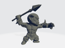 Load image into Gallery viewer, Chibiatures - Spear Orc #2
