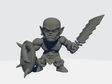 Load image into Gallery viewer, Chibiatures - Orc Sword &amp; Shield #2

