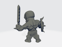 Load image into Gallery viewer, Chibiatures - Orc Sword &amp; Shield #4
