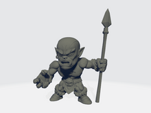 Load image into Gallery viewer, Chibiatures - Spear Orc #1
