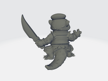 Load image into Gallery viewer, Capsule Chibi - Otter Fisherman #1
